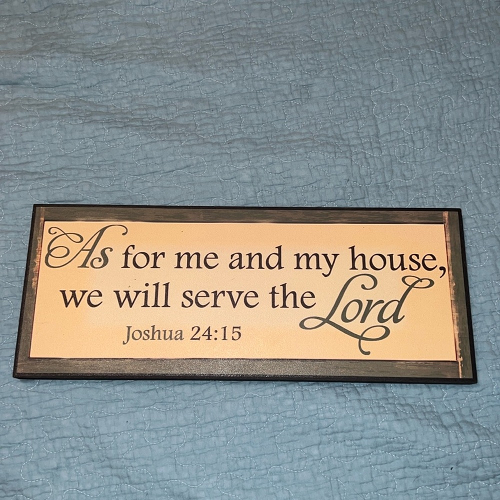 Joshua 24:15 Wall Art